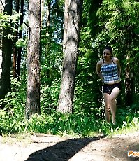 This brunette just can't wait to make some water