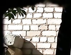 Spy cam almost mooned with pisser