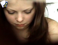 Real beauties caught on a voyeur camera in toilet