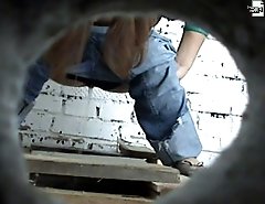 Three hot pissing porn teasers from spycammed loo