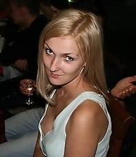 Luxurious partying girls downblouse photos