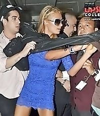 Celebs down blouse tits and upskirts