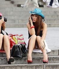 The hot upskirt collection of nice butted girls