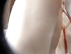 Pimply ass upskirt peek