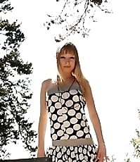 Upskirt closeups of the awesome legs