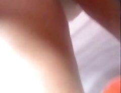 Round buttocks real upskirt