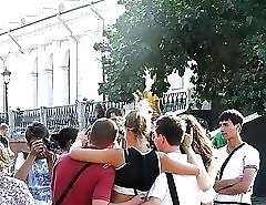 Horniest legs admired up the skirts