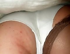 Real upskirts, voyeured at a very close randge