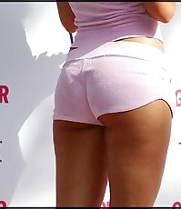 Pussy looks great under hot shorts