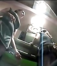 Super hot upskirt of a working waitress