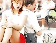 Chic dress upskirts only for you