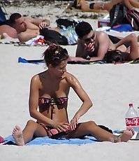 Beauties in bikinis adore active life