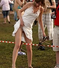 Gallery of outdoor upskirts