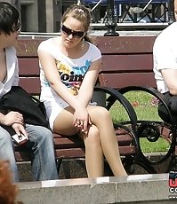 Hot and real up skirt pics