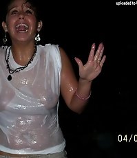 Wet bikinis of these chicks let us enjoy their tits