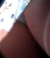 Careless girl upskirt video