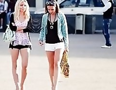 Camel toe shorts scenes are here