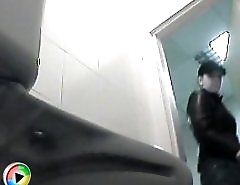 Girls and oldies exposed to spy cam in public loo