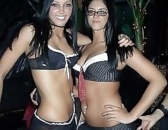 Panty girls participating in hot panty show