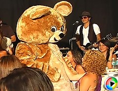 Horny drunk girls lettingloose at a party with the dancing bear crew