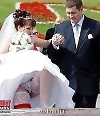 One of the hottest bride upskirts ever