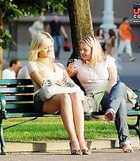 Getting upskirts spied accidentally