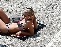 Amateur swimsuit models horny look