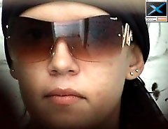 Sprays of hot piss flowing in front of voyeur cam