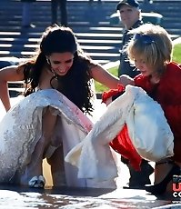 Super hot bride upskirt pictures