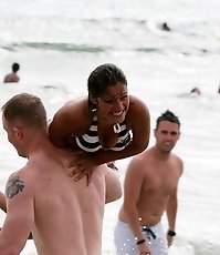Bikini girls get on the voyeur cam
