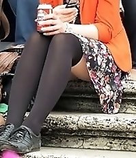 Upskirt pics of beauties in skirts