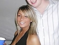 Amateur bimbos show sexy down blouse