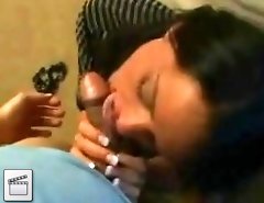 Babe strips and gets licked for amateur scenes