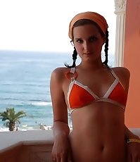 Bikini hotties showing off half naked bodies