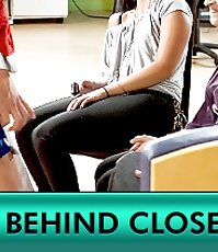 Licking her pussy while her friends watch!