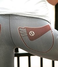 Sexy girl in tight jeans