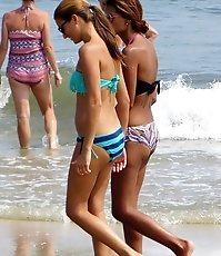 Summer midday and bikini heat