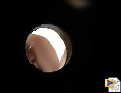 Hairless pulsating twat appears in a cesspool hole