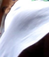 Round buttocks real upskirt