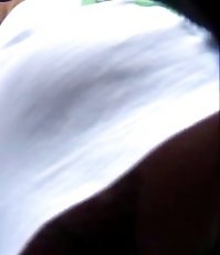 Round buttocks real upskirt