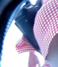 See hot panty upskirt video from the grocery store