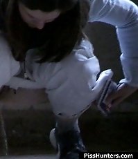 Cute teenie peeing unaware of ubiquitous spy cams