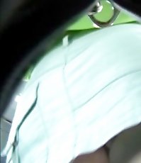 Nosy upskirt peek