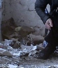 Unscripted spicy shots of bladder busting action