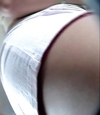 Upskirt panty in the public transport