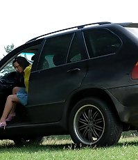 Curly ho caught drunk driving and peeing outdoors