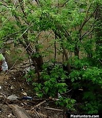 The bushes as the best place to piss for this miss