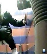 Hot, wet and hairy - voyeur video from ladies' loo