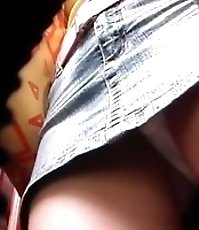 Passing by girl upskirt