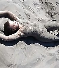 Real amateurs naked on the beach